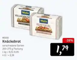 KONSUM wasa Knäckebrot Angebot