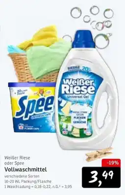 KONSUM Weißer Riese Vollwaschmittel Angebot