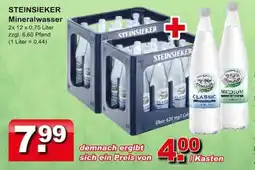Getränkeparadies Gefromm STEINSIEKER Mineralwasser Angebot