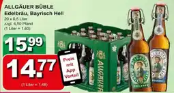 Getränkeparadies Gefromm ALLGÄUER BÜBLE Edelbräu, Bayrisch Hell Angebot