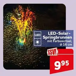 CENTERSHOP LED-Solar-Springbrunnen Angebot