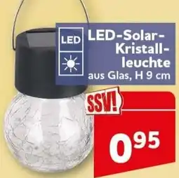 CENTERSHOP LED-Solar-Kristallleuchte Angebot