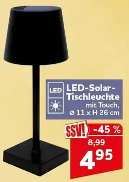 CENTERSHOP LED-Solar-Tischleuchte Angebot