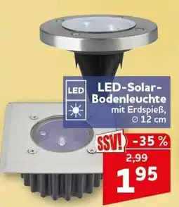 CENTERSHOP LED-Solar-Bodenleuchte mit Erdspieß Angebot
