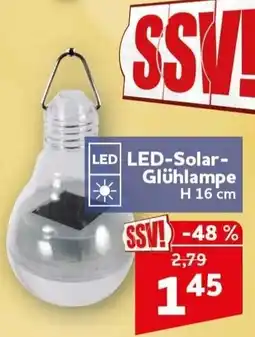 CENTERSHOP LED-Solar-Glühlampe Angebot