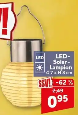 CENTERSHOP LED-Solar-Lampion Angebot