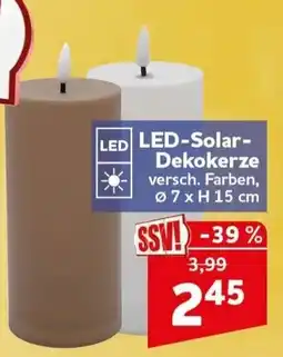 CENTERSHOP LED-Solar-Dekokerze Angebot