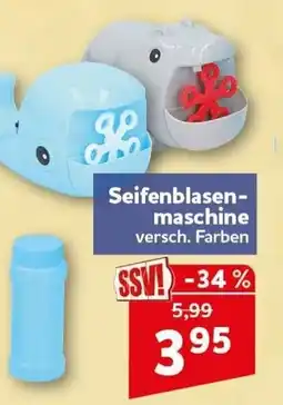 CENTERSHOP Seifenblasenmaschine versch. Farben Angebot
