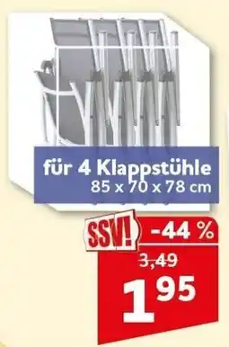 CENTERSHOP für 4 Klapptische Angebot