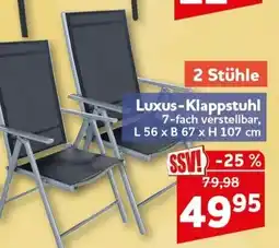 CENTERSHOP Luxus-Klappstuhl Angebot