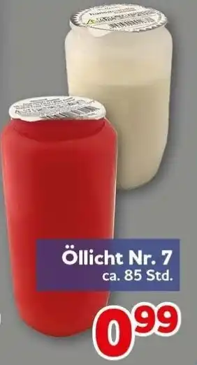 CENTERSHOP Öllicht Nr. 7 Angebot
