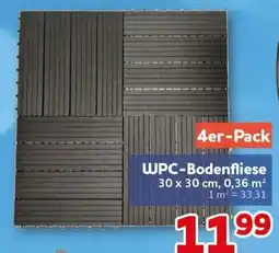 CENTERSHOP WPC-Bodenfliese Angebot