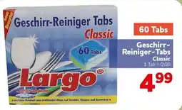 CENTERSHOP Geschirr-Reiniger Tabs Classic Angebot