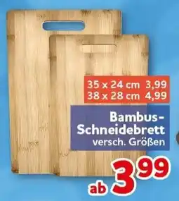 CENTERSHOP Bambus-Schneidebrett Angebot
