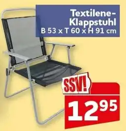 CENTERSHOP Textilene-Klappstuhl Angebot