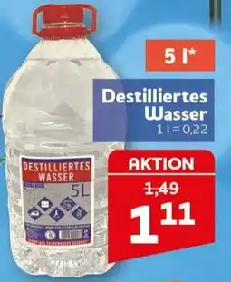 CENTERSHOP Destilliertes Wasser Angebot