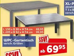CENTERSHOP WPC-Gartentisch Angebot