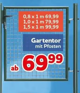 CENTERSHOP Gartentor mit Pfosten Angebot