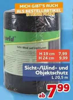 CENTERSHOP world Sicht-/Wind- und Objektschutz Angebot