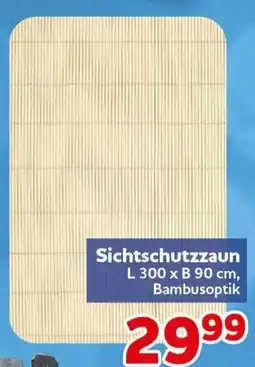 CENTERSHOP Sichtschutzzaun Bambusoptik Angebot