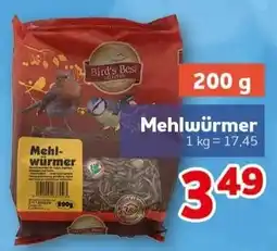 CENTERSHOP Bird's Best Mehlwürmer Angebot