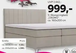 Mömax Boxspringbett „CROMO" Angebot
