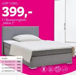 Mömax Boxspringbett MIRA 2 Angebot