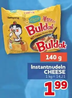 CENTERSHOP Samyang Buldak Instantnudeln CHEESE Angebot