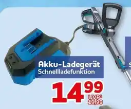 CENTERSHOP Akku-Ladegerät Schnellladefunktion Angebot