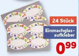CENTERSHOP Einmachglas-aufkleber Angebot