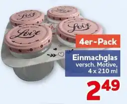 CENTERSHOP Einmachglas versch. Motive Angebot