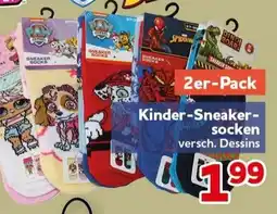 CENTERSHOP Kinder-Sneaker-Socken Angebot