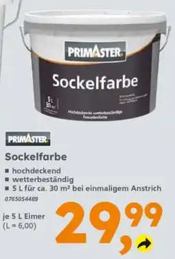 Globus Baumarkt PRIMASTER Sockelfarbe Angebot