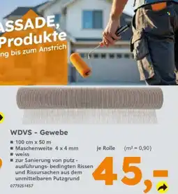 Globus Baumarkt WDVS - Gewebe Angebot