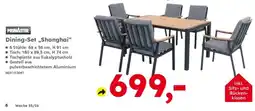 Globus Baumarkt PRIMASTER Dining-Set „Shanghai“ Angebot