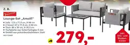Globus Baumarkt TrendLine Lounge-Set „Amalfi“ Angebot