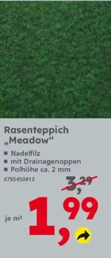 Globus Baumarkt Rasenteppich "Meadow" Angebot