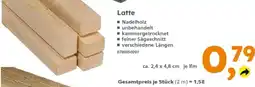Globus Baumarkt Latte Angebot