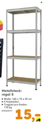 Globus Baumarkt Metallsteck-regal S Angebot