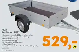 Globus Baumarkt PKW-Anhänger „EU2“ Angebot