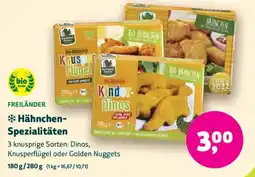 Biomarkt Freiländer Hähnchen-Spezialitäten Angebot