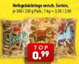 Mix Markt Hefegbäckringe versch. Sorten Angebot