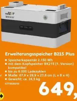 Globus Baumarkt SunEnergy B215 Plus Angebot