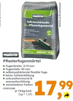 Globus Baumarkt Primaster Pflasterfugenmörtel Angebot