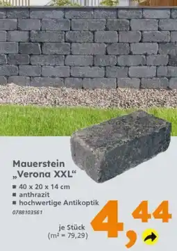 Globus Baumarkt Mauerstein "Verona XXL" Angebot