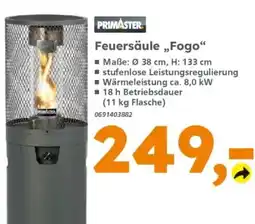 Globus Baumarkt PRIMASTER Feuersäule „Fogo“ Angebot