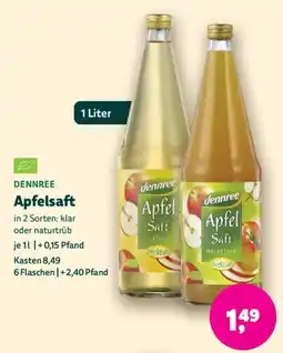 Biomarkt DENNREE Apfelsaft Angebot