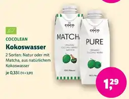 Biomarkt COCOLEAN Kokoswasser Angebot