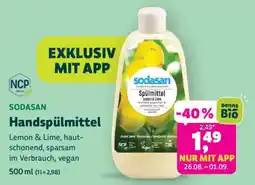 Biomarkt SODASAN Handspülmittel Lemon & Lime Angebot