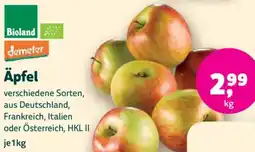 Biomarkt demeter Äpfel Angebot